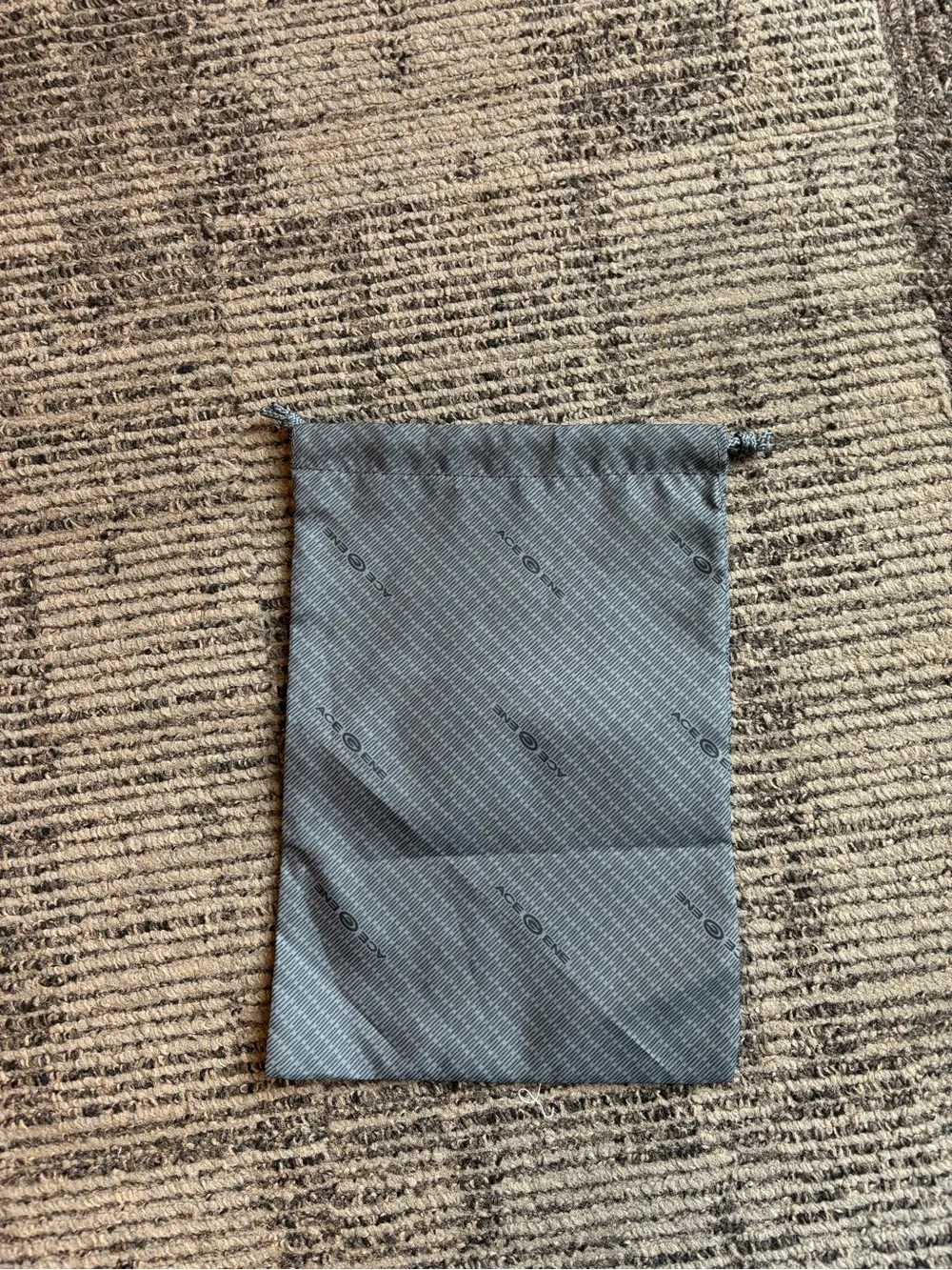 Gray Zippered Garment Bag with 2 dust bags